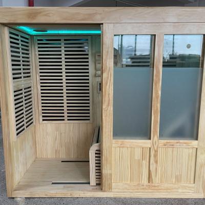 China Manufacturers Wholesale Electric Power Saving Sauna Tubs Computer Control Panel Infrared Spa Sauna Rooms for sale