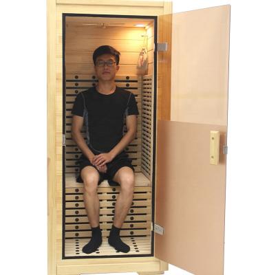 China Sauna-Individual Sauna Price CE Certification Wooden Personal Modern Sauna Room Computer Control Panel for sale