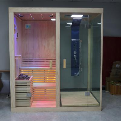 China Customized Outdoor Sauna Asian Luxruy Infrared 2 Person Sauna Ozone Sauna for sale