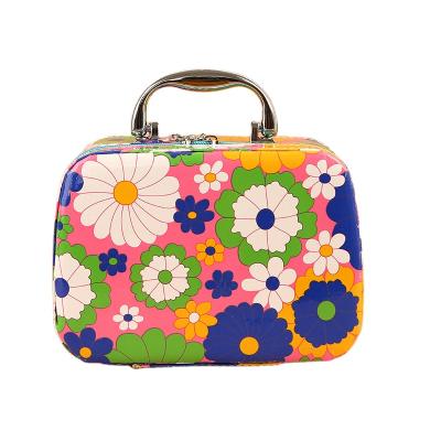 China Large Capacity Factory Sell Cheap Fashion Makeup Bag Flower Cosmetic Storage Bag for sale