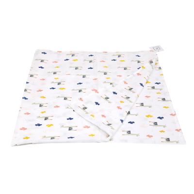 China Folded Cotton Muslin Wraps Baby Blanket Wrap for sale