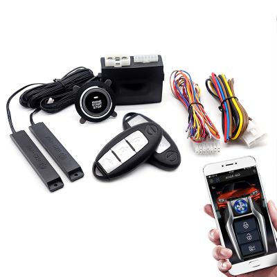 China Universal Keyless Start System One-Button Push Start Engine System Start Engine System APP Control Remote Auto Start Stop Car Accessories for sale