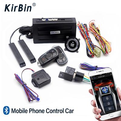 China Car Alarm with Keyless Start Stop PKE Input Car Alarm System Remote Start Stop PKE Car Alarm System Phone APP Central Locking Control for sale