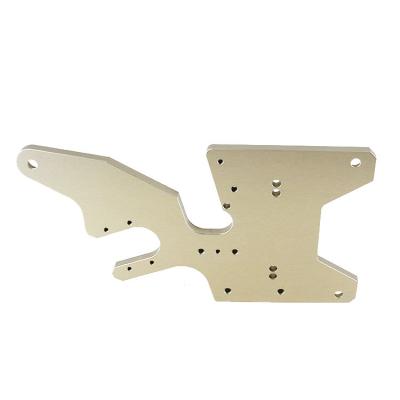 China Large Aluminum Sheet Metal Construction Fabrication Service Custom Brass CNC Parts for sale