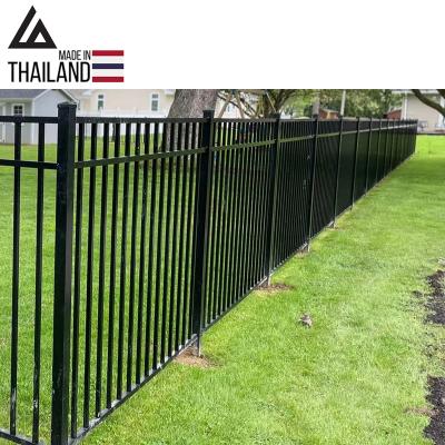 China Easily Assembled MADE IN THAILAND Easy Install Decorative Aluminum Garden Privacy Fence in Bronze for sale