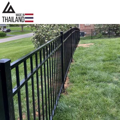 China Easily Assembled MADE IN THAILAND High Quality Black Aluminum Fence for sale