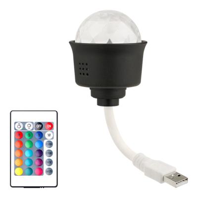 China Modern Hot-selling Mini Atmosphere Light With 24 Built In Remote Control With Built-in USB Port for sale