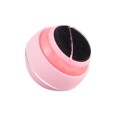 China Wholesale DEEP CLEANSING EMS Led Deep Face Massager Private Label Beauty Products For Girls Mini Facial Brush for sale