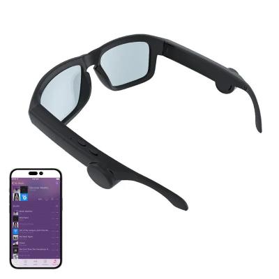 China APP Control 2023 New product XG88 BT 5.0 glasses headset smart  glasses talk headset music sunglasses wireless sports sunglasses for sale