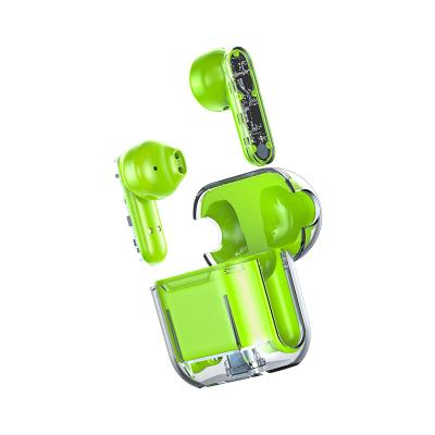 China In-ear Hot Sale Transparent Wireless Earphones In Ear Cheap Price Gaming Sports Earbuds Waterproof High Quality Tws Bt5.3 Headphones for sale