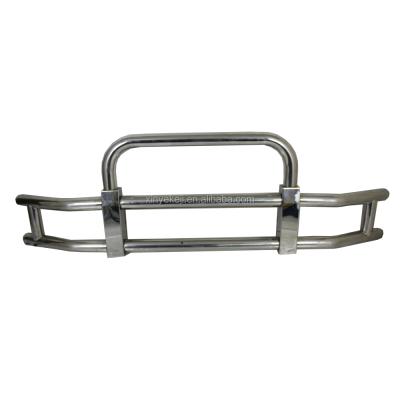 China Stainless Steel Freightliner Cascadia Semi Truck Body Parts 304 Stainless Steel Truck Deer Guard for sale