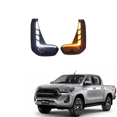 China Automobile Lamp Car LED Fog Light Daytime Running Fog Lamp Car Light Fog Lights For Toyota Hilux Revo 2021 for sale