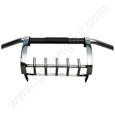 China 304 stainless steel car 4x4 accessories 304 stainless steel bull front bar auto front bumper for hilux vigo hilux revo for sale