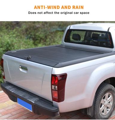 China 4wd Accessories Aluminum Roll Up Tonneau Cover Retractable Truck Bed Cover For Trieon L200 for sale