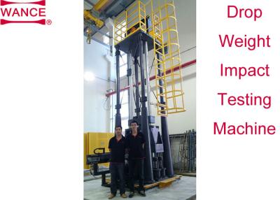 China High Efficiency Drop Weight Impact Test Apparatus For Line Pipe Four Columns Supported for sale