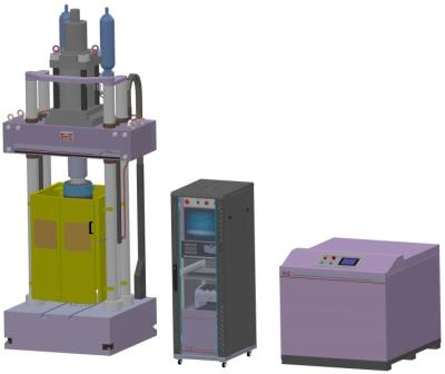 China Single Zone Fatigue Testing Apparatus Servo Hydraulic Tension 1% Displacement Accuracy for sale