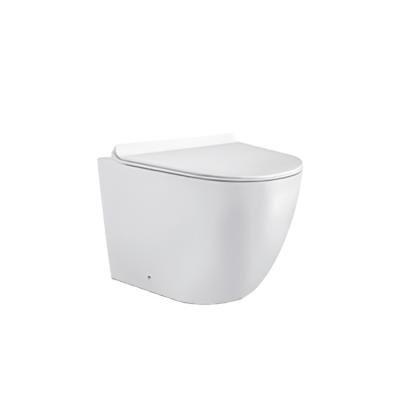 China ZHONGYA Watermark Toilet 180mm P Trap Wc Concealed Australian Toilet Back to Wall Hung Toilet for sale