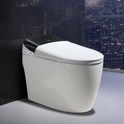 China ZHONGYA Automatic Operation Non-Tank Termal Foot Type Flushing Intelligent Toilet Cover Automatic Renovation Toilet for sale