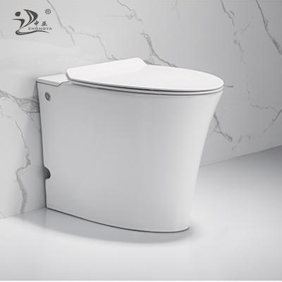 China Automatic Operation Water Saving Smart WC Strap Smart P-trap Toilets Ceramic Smart Floor Floor Toilet for sale