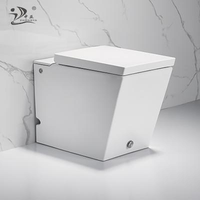 China Automatic Operation Chaozhou Manufacturer One Piece White Ceramic Ware Pulse Solenoid Sanitary Toilet for sale