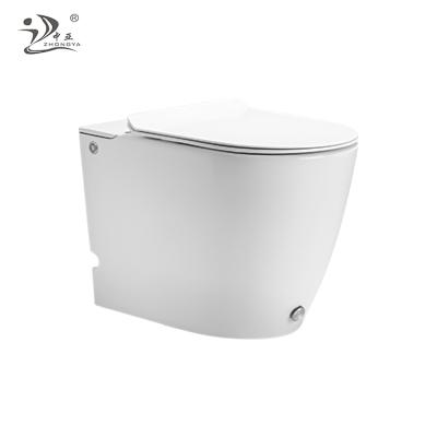 China Auto Operation Siphon Flushing Ceramic Floor Closestool One Piece Pulse Solenoid Intelligent Smart Toilet Tankless for sale