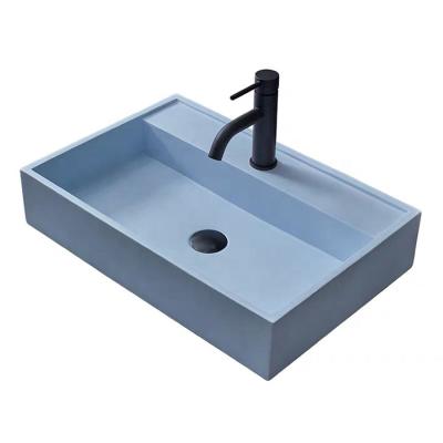 China MEIYANI Modern Hot Selling Artificial Stone Wash Basin Basin Basin Bathroom Bathroom Sink for sale