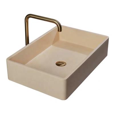 China MEIYANI Modern Hot Selling Artificial Stone Wash Basin Bowl Bathroom Handcrafted Sink for sale