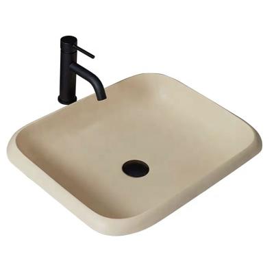 China MEIYANI Modern Hot Selling Artificial Stone Hand Made Wash Basin Basin Basin Counter Basin for sale