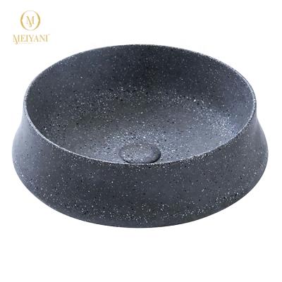 China Eco-friendly Artificial Stone Concrete Terrazzo Sink Wash Basin Basin For Sale for sale