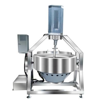 China Dairy/Gas Factory Food Cooker Steamer/Electric Jacket Kettle With Double Stirrer Mixer Kettle Fruit Lined Jam Cooking Equipment for sale