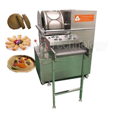 China Best Hotels Good Prices Return Samosa Pancake Skin Maker Spring Roll Dough Sheet Forming Machines Teff Enjera Making Machine for sale