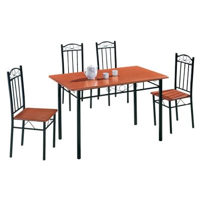 China Modern Hot Sale Modern Style dining room furniture modern wooden dining table for Furniture Room 4-person table chair set for sale