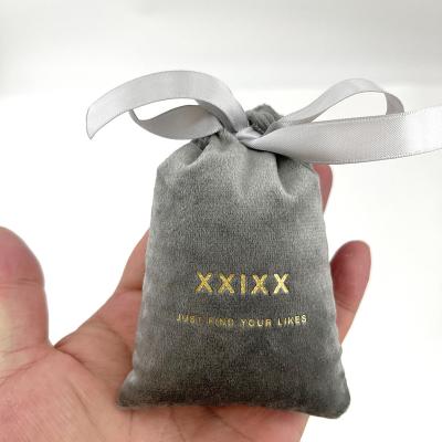 China Recyclable Custom Size Soft Jewelry Packaging Bags Gifts Bag Pouches Colorful Drawstring Velvet OEM Customized Packaging Industrial Outdoor for sale