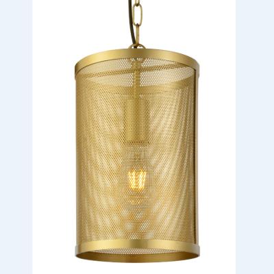 China Hot-selling Industrial Item E27 5W LED Light Bulbs Living Room Bedroom Gold and Black Ceiling Pendant Light for sale