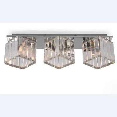 China Modern Crystal Ceiling Light Mini Chandelier Fitting for Kitchen Island Entry Hallway Bedroom, G9 Base, Chrome Ceiling Lamp for sale