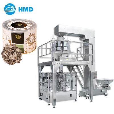 China Work Efficient Full Automatic Granule Filling Machine Melon Seed Peanut Dried Fruit Nut Packaging for sale