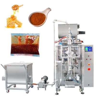 China Automatic Honey Sauce Chili Sauce Mayonnaise Jam Juice Food Jujube Liquid Packaging Machine for sale