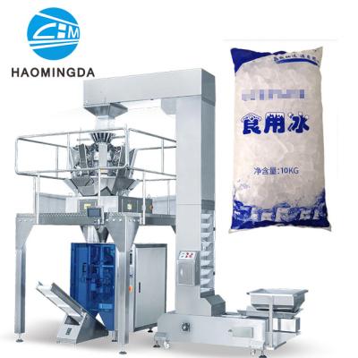 China Ice / Commodity Crushed Ice Particles Ice Cube Packing Machine With Multiply Head Weighing Packaging Machine for sale