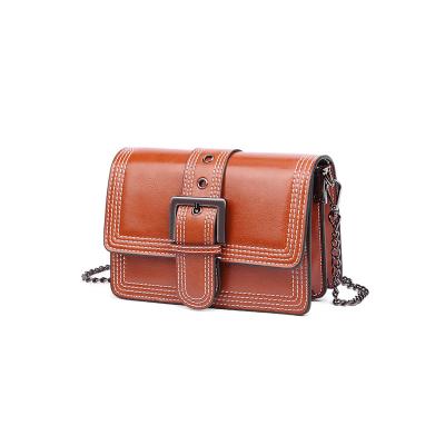 China Europe & European New Style American Ladies Diagonal Bags and American Women Cowhide First Layer Messenger Bags for sale