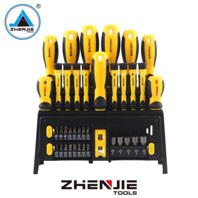 China Auto Repair Socket Set Mulit 14 Pcs Color Box Magnetic High Quality Insulation Screwdriver Set 1000v for sale