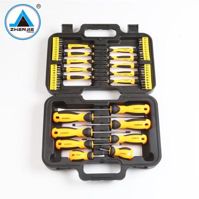 China Craftman Tools 58PCS Precision Craftman Non-Slip Torx Tools With Dual Colors Handle for sale