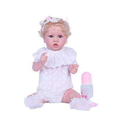 China Doll Limbs Is Realistic Baby Newborn Active 22 Inch Soft Silicone Reborn Doll For Girl Gifts Kids Play for sale