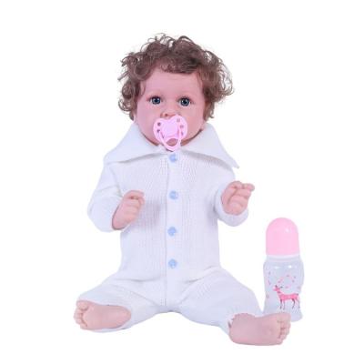 China Doll Limbs Factory Best Factory Hot Sales 22 Inch Realistic Silicone Dolls Soft Cloth Body Doll for sale