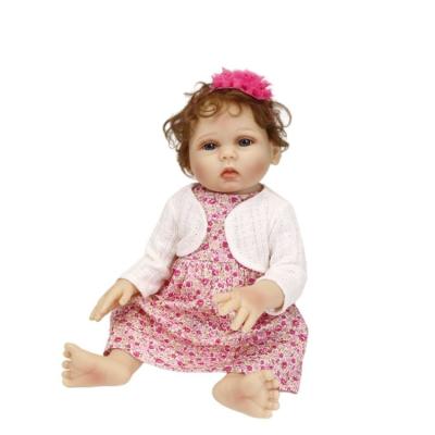 China New Products Hot Popular Full Silicone Girl Cartoon Toy New 2021 Born Baby - Doll for sale