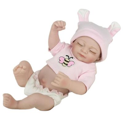 China Real Lifelike Vinyl Silicone Newborn Lifelike Changeable Dressing Baby Doll Lifelike Reborn Reborn Girl for sale