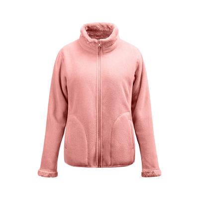 China Reversible high quality custom made stretch thin fleece jacket women increasing fleece jacket for spring and autumn for sale