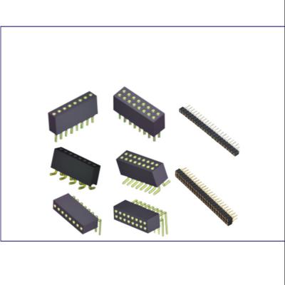 China PCB Board Maker 1.778/2.54/2.0/1.27 Mm Pitch Round Pin Header 20 Pin IC Socket for sale