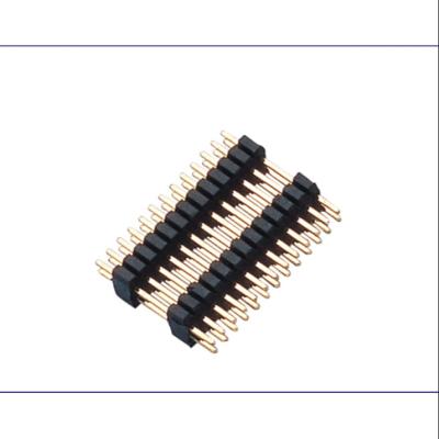 China 1.27mm 1mm 2mm Pitch 4pin Pitch 10 Pin Socket PCB Pin 50 Straight Male Power Connector Pin Header for sale