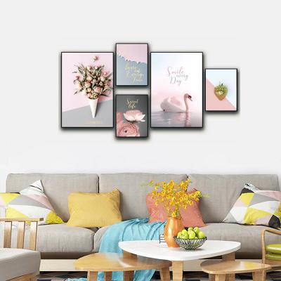 China Wholesale Home Wall Waterproof And Moisture-proof 3 Panels Landscape Painting Foshan Art for sale