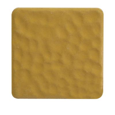 China 108x108 mm Lemon Yellow Anti-Slip Rustic Non-Slip Outdoor Plaza And Parking Tile Floor Tiles Supermarket Garage Square Paving Tiles for sale